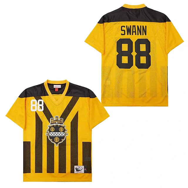 Zennovawear Lynn Swann 88 Pittsburgh Steelers Retro Throwback Legacy Men Jersey - Black/Yellow