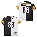 Zennovawear Lynn Swann 88 Pittsburgh Steelers Two-Toned Retro Throwback Men Jersey - Black/White