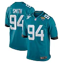 Zennovawear Maason Smith 94 Jacksonville Jaguars Team Game Men Jersey - Teal