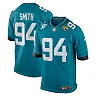 Zennovawear Maason Smith 94 Jacksonville Jaguars Team Game Men Jersey - Teal