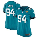 Zennovawear Maason Smith 94 Jacksonville Jaguars Women's Game Jersey - Teal