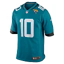 Zennovawear Mac Jones 10 Jacksonville Jaguars Alternate Game Men Jersey - Teal