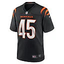 Zennovawear Maema Njongmeta 45 Cincinnati Bengals Game Men Jersey - Black