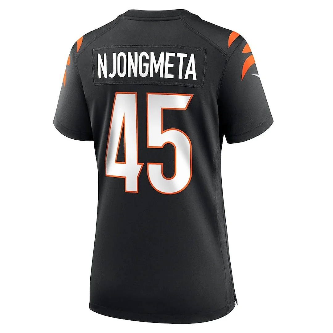 Zennovawear Maema Njongmeta 45 Cincinnati Bengals Women's Game Jersey - Black
