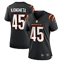 Zennovawear Maema Njongmeta 45 Cincinnati Bengals Women's Game Jersey - Black