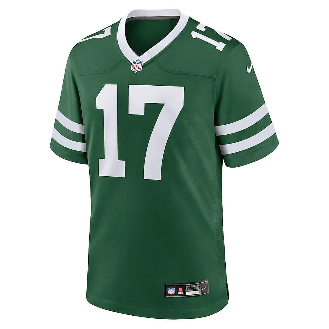 Zennovawear Malachi Corley 17 New York Jets Team Game Men Jersey - Legacy Green