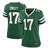 Zennovawear Malachi Corley 17 New York Jets Women's Team Game Jersey - Legacy Green