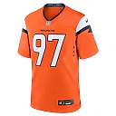 Zennovawear Malcolm Roach 97 Denver Broncos Team Game Men Jersey - Orange