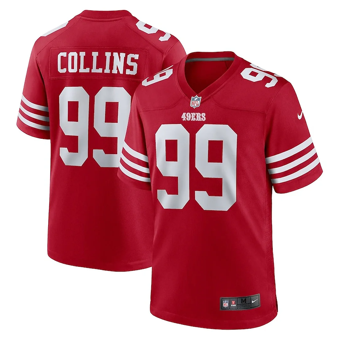 Zennovawear Maliek Collins 99 San Francisco 49ers Game Men Jersey - Scarlet