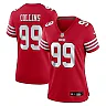 Zennovawear Maliek Collins 99 San Francisco 49ers Women's Game Jersey - Scarlet