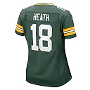 Zennovawear Malik Heath 18 Green Bay Packers Women's Game Jersey - Green