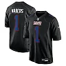 Zennovawear Malik Nabers 1 New York Giants Fashion Men Jersey - Carbon Black