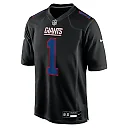 Zennovawear Malik Nabers 1 New York Giants Fashion Men Jersey - Carbon Black