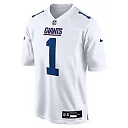 Zennovawear Malik Nabers 1 New York Giants Fashion Men Jersey - Tundra White