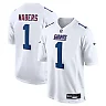Zennovawear Malik Nabers 1 New York Giants Fashion Men Jersey - Tundra White