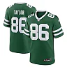 Zennovawear Malik Taylor 86 New York Jets Team Game Men Jersey - Legacy Green