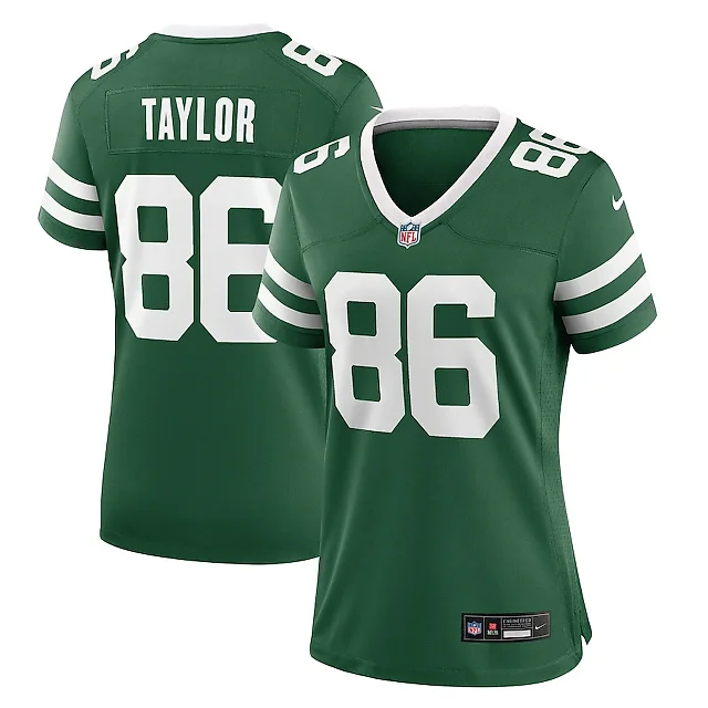 Zennovawear Malik Taylor 86 New York Jets Women's Team Game Jersey - Legacy Green