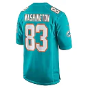 Zennovawear Malik Washington 83 Miami Dolphins Game Men Jersey - Aqua