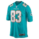 Zennovawear Malik Washington 83 Miami Dolphins Game Men Jersey - Aqua