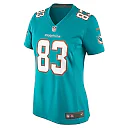 Zennovawear Malik Washington 83 Miami Dolphins Women's Game Jersey - Aqua