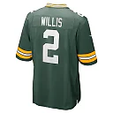 Zennovawear Malik Willis 2 Green Bay Packers Game Men Jersey - Green
