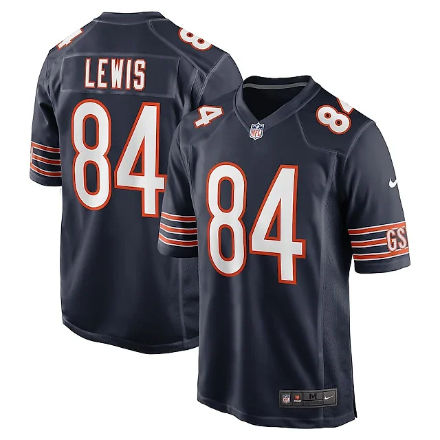 Zennovawear Marcedes Lewis 84 Chicago Bears Game Men Jersey - Navy