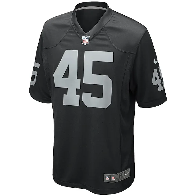 Zennovawear Marcel Reece 45 Las Vegas Raiders YOUTH Game Jersey - Black