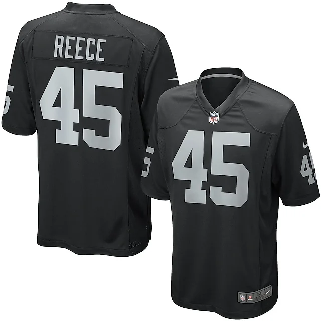 Zennovawear Marcel Reece 45 Las Vegas Raiders YOUTH Game Jersey - Black