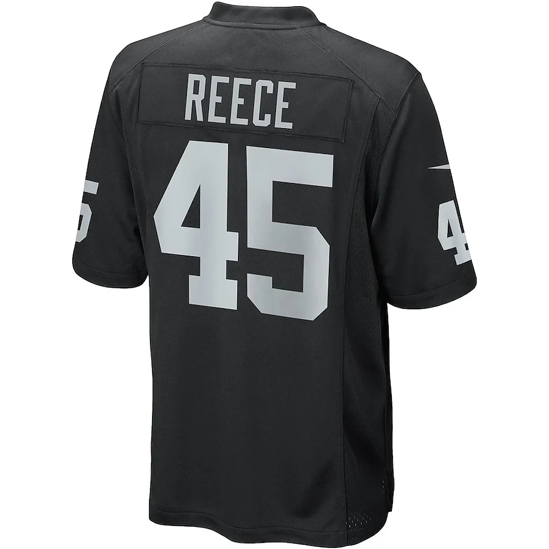 Zennovawear Marcel Reece 45 Las Vegas Raiders YOUTH Game Jersey - Black
