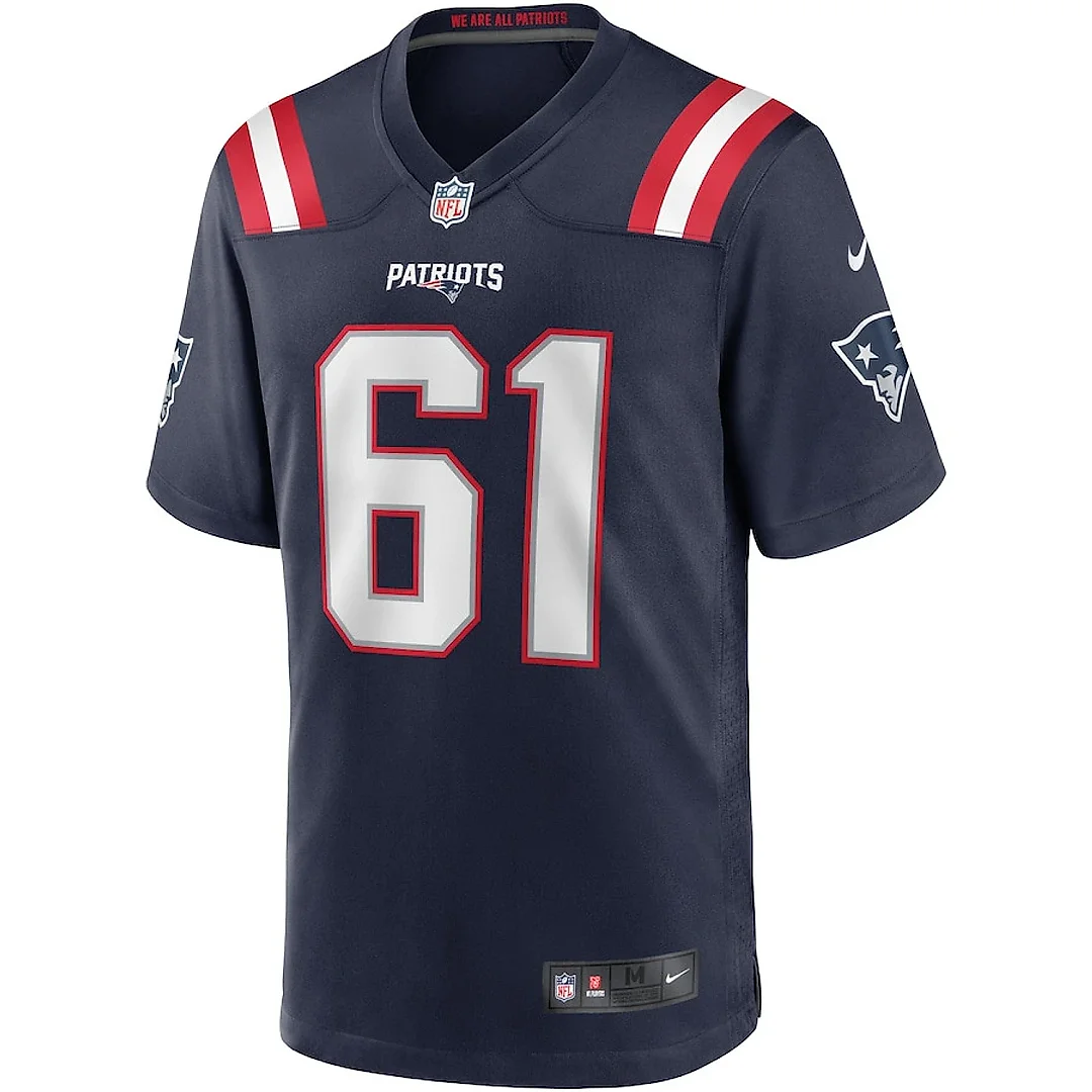 Zennovawear Marcus Cannon 61 New England Patriots Men Game Jersey - Navy