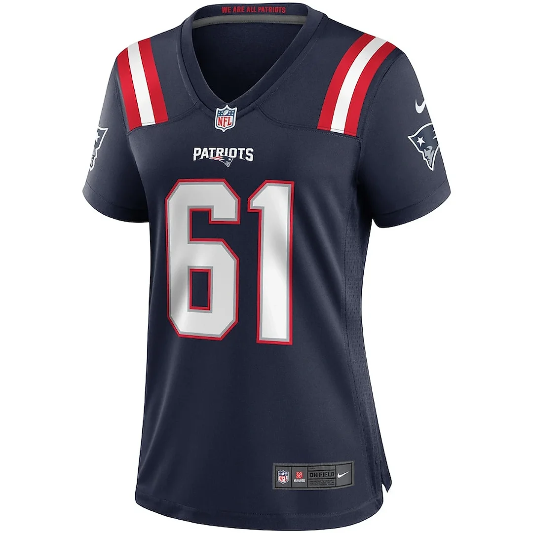 Zennovawear Marcus Cannon 61 New England Patriots Women Game Jersey - Navy