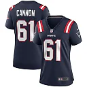 Zennovawear Marcus Cannon 61 New England Patriots Women Game Jersey - Navy