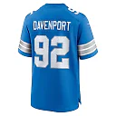 Zennovawear Marcus Davenport 92 Detroit Lions Team Game Men Jersey - Blue