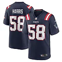 Zennovawear Marcus Harris 58 New England Patriots Team Game Men Jersey - Navy