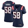 Zennovawear Marcus Harris 58 New England Patriots Women's Team Game Jersey - Navy