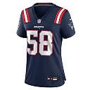 Zennovawear Marcus Harris 58 New England Patriots Women's Team Game Jersey - Navy