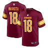 Zennovawear Marcus Mariota 18 Washington Commanders Game Men Jersey - Burgundy