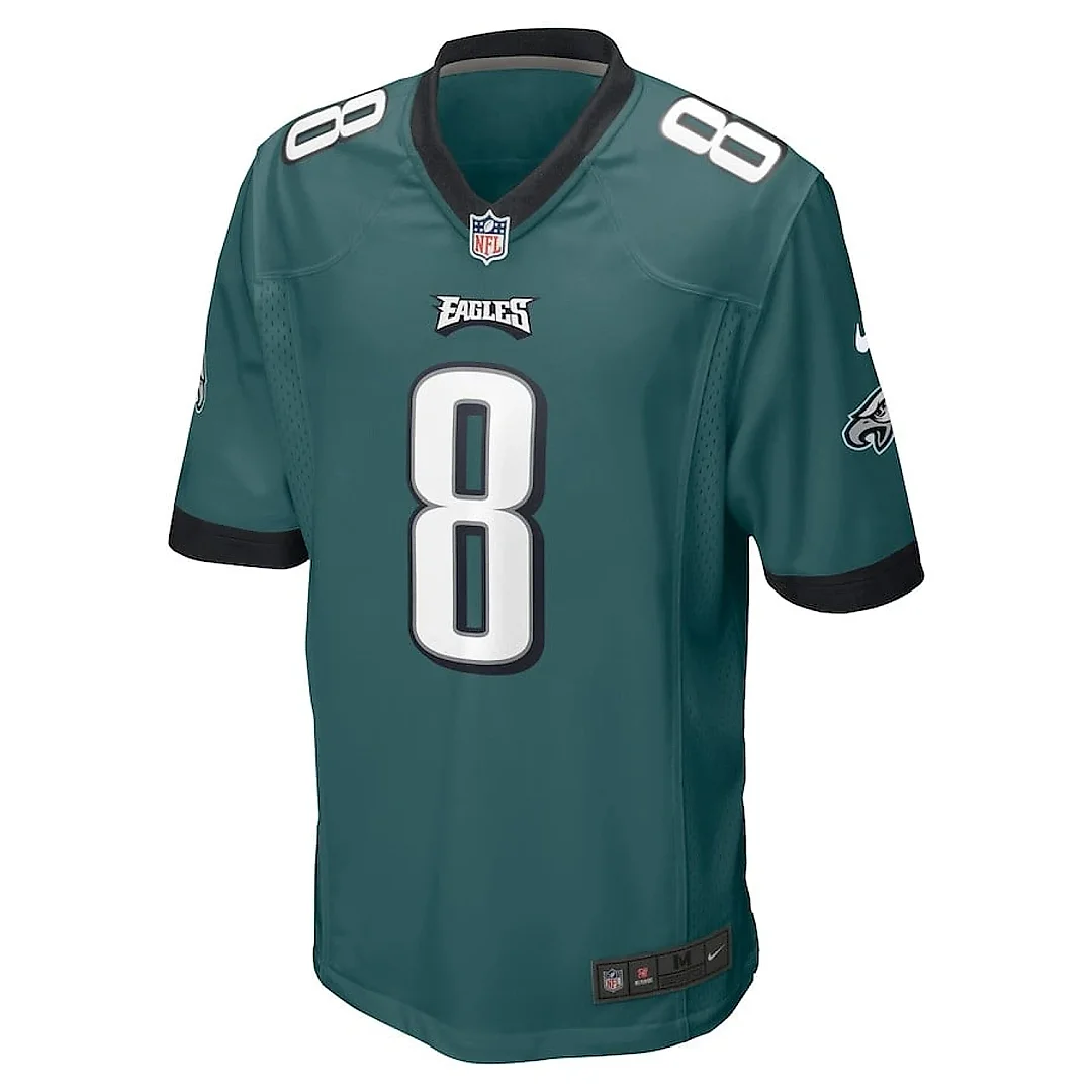 Zennovawear Marcus Mariota 8 Philadelphia Eagles Game Men Jersey - Midnight Green