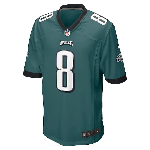 Zennovawear Marcus Mariota 8 Philadelphia Eagles Game Men Jersey - Midnight Green