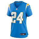 Zennovawear Marcus Maye 24 Los Angeles Chargers Women's Team Game Jersey - Powder Blue