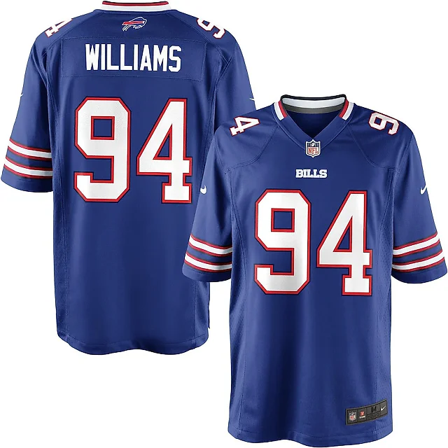 Zennovawear Mario Williams 94 Buffalo Bills YOUTH Team Color Game Jersey