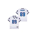 Zennovawear Mark Bavaro 89 New York Giants Spider Lockhart 43 Patch Throwback Men Jersey - White