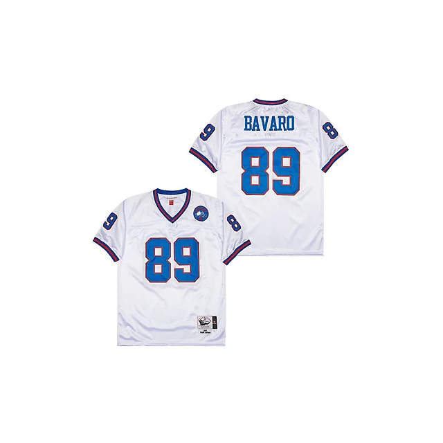 Zennovawear Mark Bavaro 89 New York Giants Spider Lockhart 43 Patch Throwback Men Jersey - White
