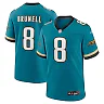 Zennovawear Mark Brunell 8 Jacksonville Jaguars Prowler Throwback Player Game Men Jersey - Teal