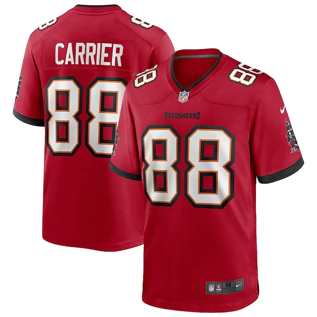 Zennovawear Mark Carrier 88 Tampa Bay Buccaneers Men Game Retired Jersey - Red