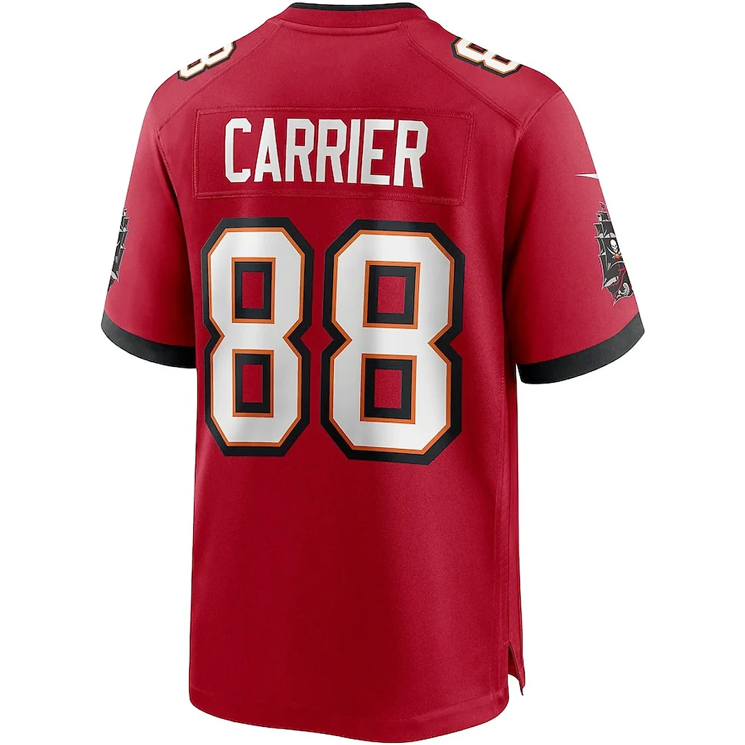 Zennovawear Mark Carrier 88 Tampa Bay Buccaneers Men Game Retired Jersey - Red