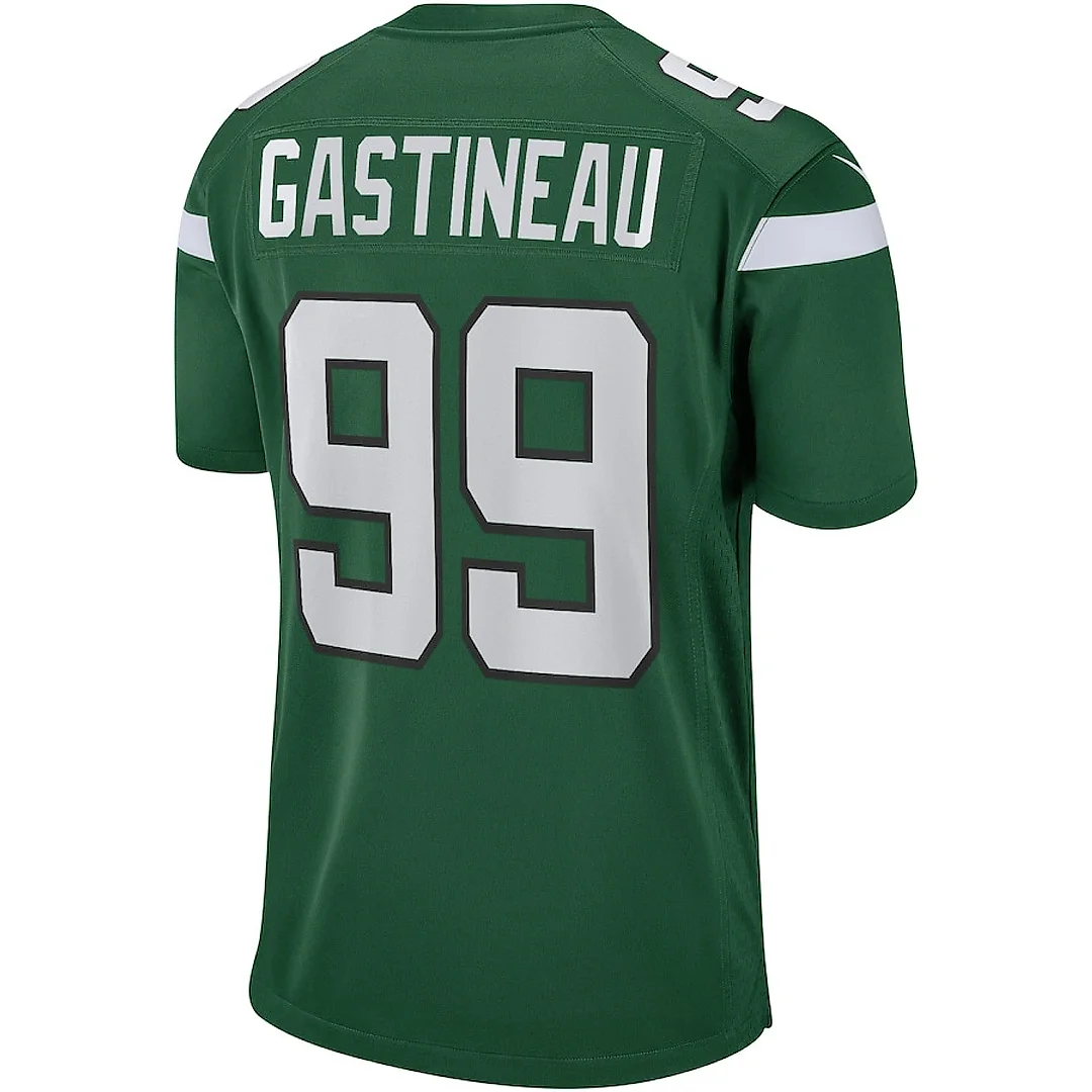 Zennovawear Mark Gastineau 99 New York Jets Men Game Retired Jersey - Gotham Green