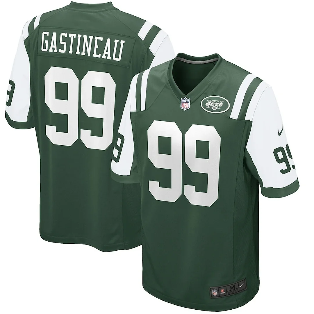 Zennovawear Mark Gastineau 99 New York Jets Men Retired Game Jersey - Green