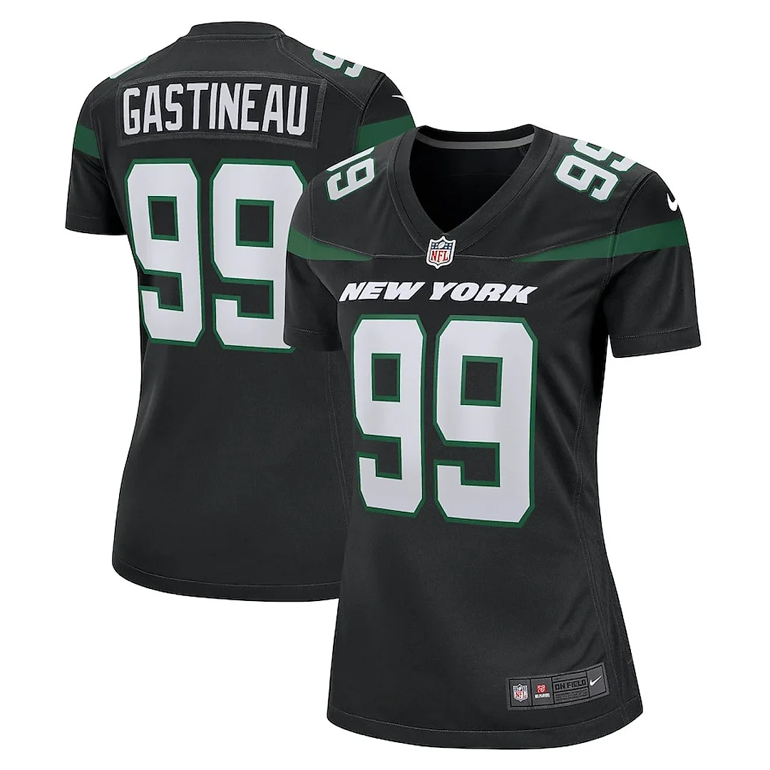 Zennovawear Mark Gastineau 99 New York Jets Women Game Jersey - Stealth Black