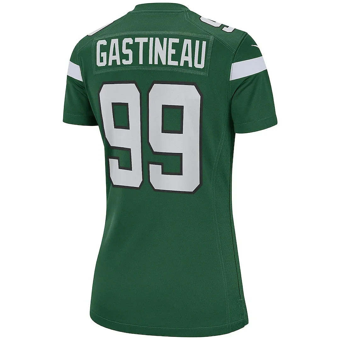 Zennovawear Mark Gastineau 99 New York Jets Women Game Retired Jersey - Gotham Green